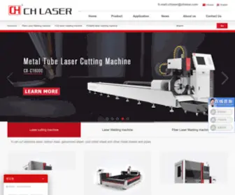 Chlaser.com(Home-WuHan ChuangHeng Laser Equipment Co.,LTD) Screenshot