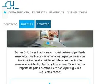 CHL.com.co(Opina y gana beneficios) Screenshot
