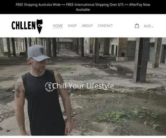 CHllen.com(Discover your Chill in Lifestyle Wear) Screenshot