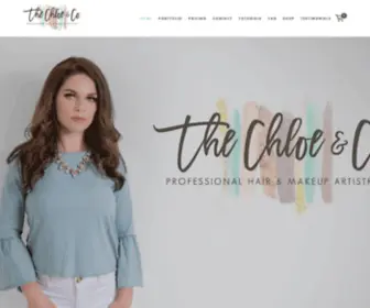 Chloeandcomakeup.com(The Chloe & Co) Screenshot