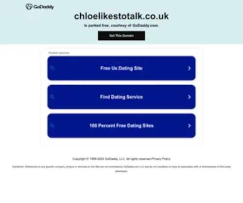 Chloelikestotalk.co.uk(Chloe Likes To Talk) Screenshot