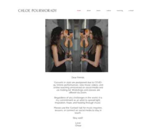 Chloepourmorady.com(Chloe Pourmorady) Screenshot