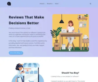 Chloeteo.com(Finding unbiased reviews) Screenshot