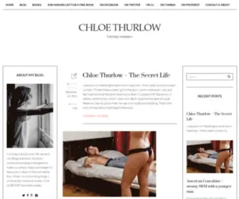 Chloethurlow.com(Romance Writer Chloe Thurlow) Screenshot