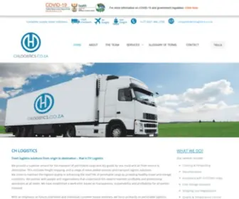 Chlogistics.co.za(CH Logistics) Screenshot