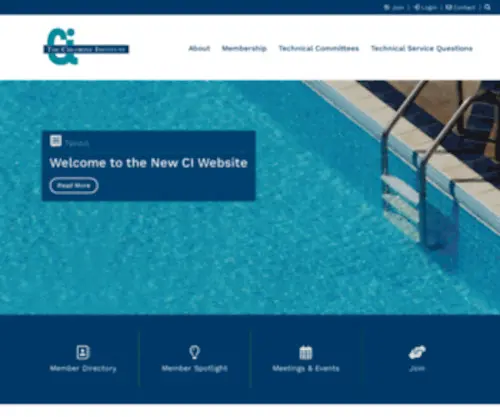 Chlorineinstitute.org(The Chlorine Institute) Screenshot
