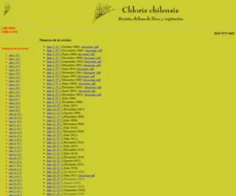 Chlorischile.cl(Chloris Chilensis Index) Screenshot