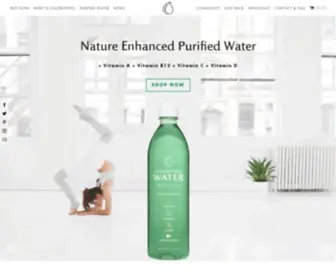 Chlorophyllwater.com(Experience Chlorophyll Water®) Screenshot