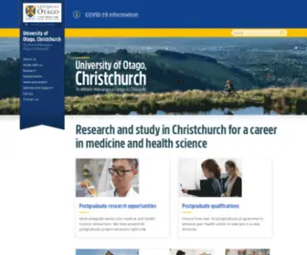 Chmeds.ac.nz(University of Otago) Screenshot