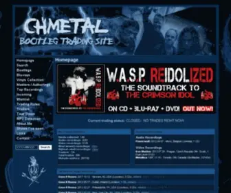 Chmetal.info(Chmetal bootlegs) Screenshot
