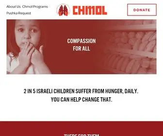 Chmol.com(Jewish Charity organization tzedakah organization) Screenshot