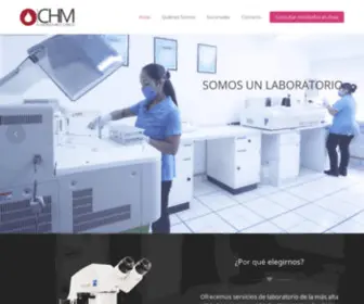 Chmor.com(CHM Laboratorio Clinico) Screenshot