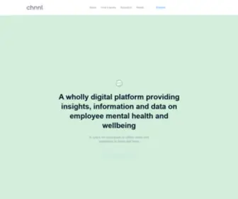 CHNNL.app(A space for employees to safely share and employers to listen and learn) Screenshot