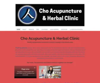 Choacupuncture.com(Holistic & Herbal Clinic) Screenshot