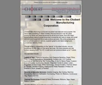 Chobertmanufacturing.com(Chobert Manufacturing Corporation) Screenshot