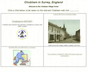 Chobham.org.uk(Chobham) Screenshot