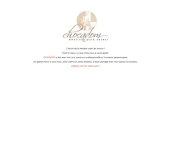 Chocadom.com(Vente en ligne de chocolat) Screenshot