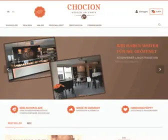 Chocion.com(Finest Chocolate) Screenshot