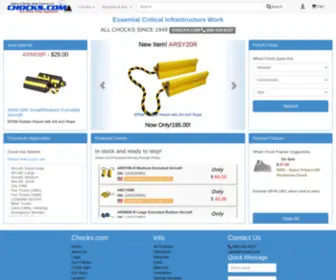 Chocks.com(Your One Source For Wheel Chocks) Screenshot
