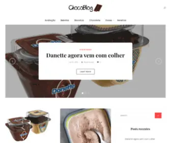 Chocoblog.com.br(O Blog de Chocolate) Screenshot