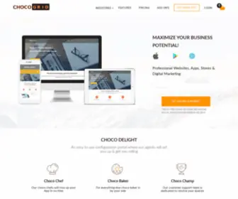 Chocogrid.com(Create App & Website for free) Screenshot