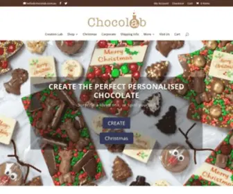 Chocolab.com.au(Amazing Personalised Chocolate Gifts) Screenshot