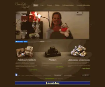 Chocoladeingrid.be(Chocolade Ingrid Leonidas Maasmechelen) Screenshot