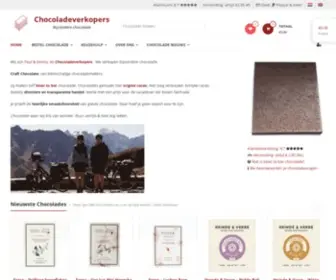 Chocoladeverkopers.nl(Bestel Bijzondere Chocolade) Screenshot