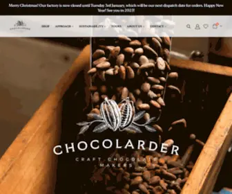 Chocolarder.com(Bean-to-bar Chocolate) Screenshot