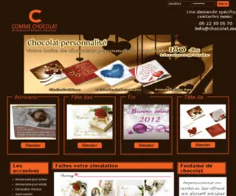 Chocolat.ma(Chocolats personnalisés) Screenshot