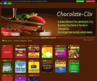 Chocolate-Clix.com(Chocolate Clix) Screenshot