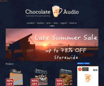 Chocolateaudio.com(Chocolate Audio) Screenshot