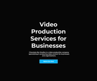 Chocolatebarstudios.com(Video production services for businesses and organizations) Screenshot