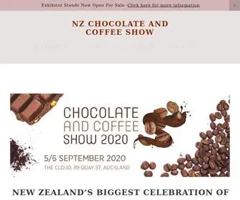 Chocolatecoffeeshow.co.nz(NZ Chocolate and Coffee Show) Screenshot