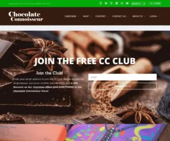 Chocolateconnoisseurmag.com(Chocolate Connoisseur Magazine) Screenshot