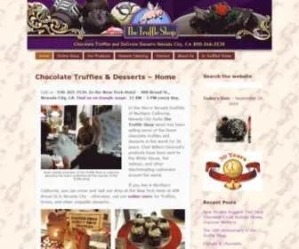 Chocolategod.com(Uncle Rudy's Royal Truffles & Chocolate Desserts) Screenshot