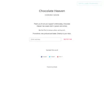 Chocolateheaven.com(Chocolate Heaven) Screenshot