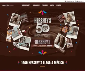 Chocolatehersheys.com(The Hershey Company) Screenshot