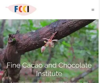 Chocolateinstitute.org(FCCI) Screenshot