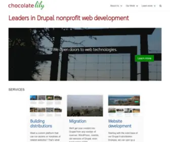 Chocolatelilyweb.ca(Leaders in Drupal nonprofit web development) Screenshot