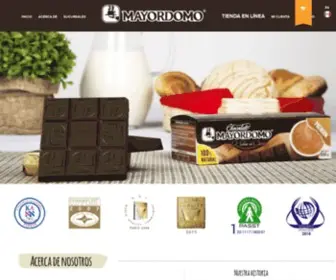 Chocolatemayordomo.com.mx(Chocolate Mayordomo) Screenshot