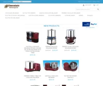 Chocolatemelangeur.com(Chocolate Melanger for Sale) Screenshot