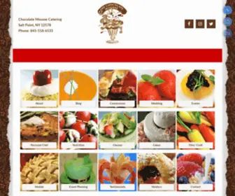 Chocolatemoussecatering.com(The Chocolate Mousse) Screenshot