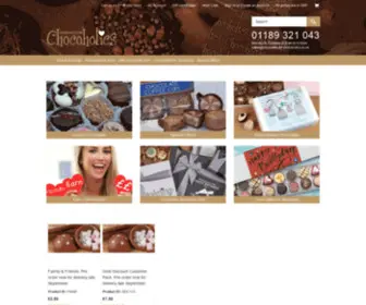 Chocolates-For-Chocoholics.co.uk(Chocolates for Christmas) Screenshot