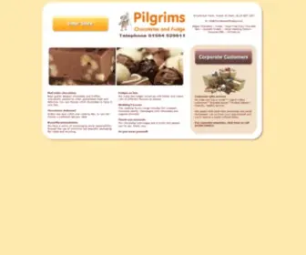 Chocolatesandfudge.co.uk(Chocolates and Fudge by Pilgrims with Next Day Delivery) Screenshot