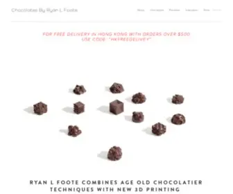 Chocolatesbyrlf.com(Chocolates By Ryan L Foote) Screenshot