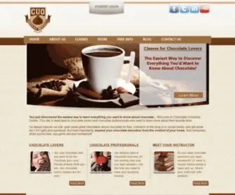 Chocolateuniversityonline.com(Chocolate Classes) Screenshot