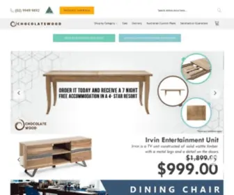 Chocolatewood.com.au(Online Furniture Store Australia) Screenshot