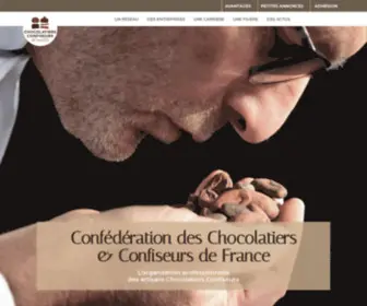 Chocolatiers.fr(L'univers) Screenshot