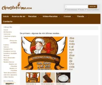 Chocolatisimo.com(Esther Sánchez) Screenshot